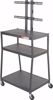 Picture of WIDE BODY FLAT PANEL TV CART (Black) w/o cabinet