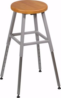 Picture of LAB STOOL WITHOUT BACK (Gray) (1/carton)