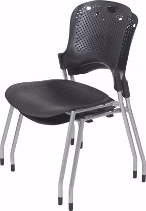 Picture of Circulation Stacking Chair - Black - Set of 2
