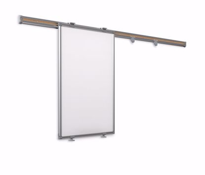 Picture of Whiteboard Track System - 8'Track & 1 Hanging Panel & 2 Frog Clips