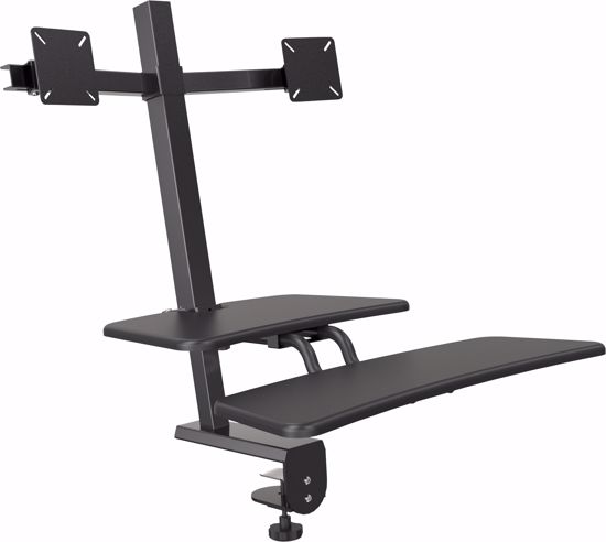 Picture of Desk Mounted Sit/Stand Workstation - Dual Monitor