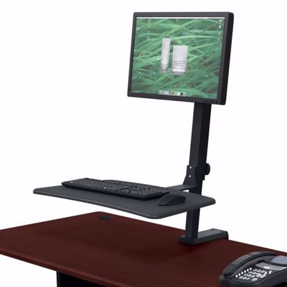 Picture of Up-Rite Rear Mount Workstation - Single Monitor Mount