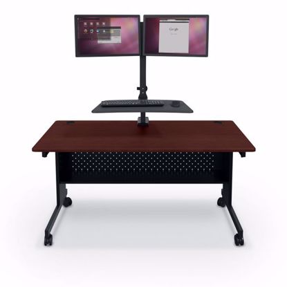 Picture of Up-Rite Rear Mount Workstation - Dual Monitor Mount