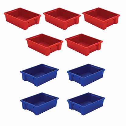 Picture of Best-Rite Tubs - set of 9 (mixed Red & Blue)