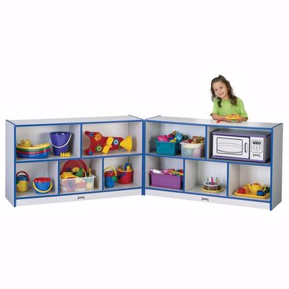 Picture of Rainbow Accents® Low Mobile Fold-n-Lock - Blue