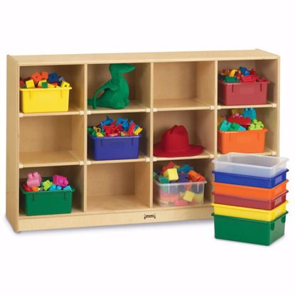 Picture of Jonti-Craft® 12 Tub Large Mobile Unit - with Colored Tubs