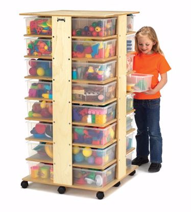 Picture of Jonti-Craft® 32 Tub Tower - with Clear Tubs