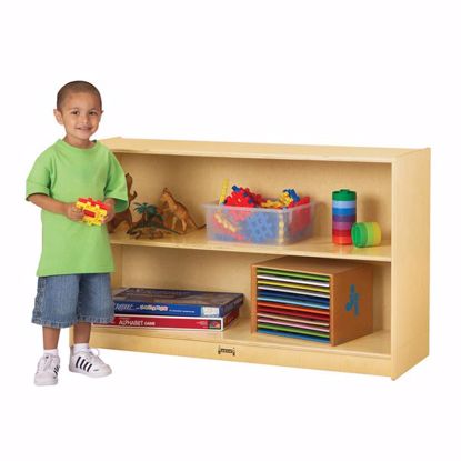 Picture of Jonti-Craft® Low Mobile Straight-Shelf