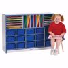 Picture of Rainbow Accents® Sectional Cubbie-Tray Mobile Unit - without Trays - Blue