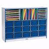 Picture of Rainbow Accents® Sectional Cubbie-Tray Mobile Unit - without Trays - Teal