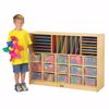 Picture of Jonti-Craft® Sectional Cubbie-Tray Mobile Unit - with Colored Trays