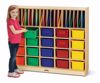 Picture of Jonti-Craft® Classroom Organizer - with Colored Cubbie-Trays