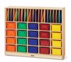 Picture of Jonti-Craft® Classroom Organizer - with Colored Cubbie-Trays