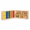 Picture of Jonti-Craft® 20 Cubbie-Tray Fold-n-Lock - with Colored Trays