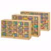 Picture of Jonti-Craft® 25 Cubbie-Tray Mobile Storage - with Colored Trays