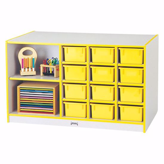 Picture of Rainbow Accents® Mobile Storage Island - with Trays - Teal