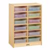 Picture of Jonti-Craft® 12 Paper-Tray Mobile Storage - with Clear Paper-Trays