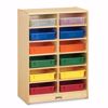 Picture of Jonti-Craft® 12 Paper-Tray Mobile Storage - with Colored Paper-Trays