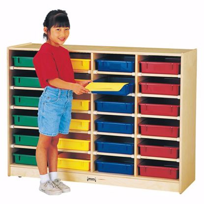 Picture of Jonti-Craft® 24 Paper-Tray Mobile Storage - without Paper-Trays