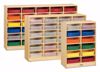 Picture of Jonti-Craft® 24 Paper-Tray Mobile Storage - with Colored Paper-Trays