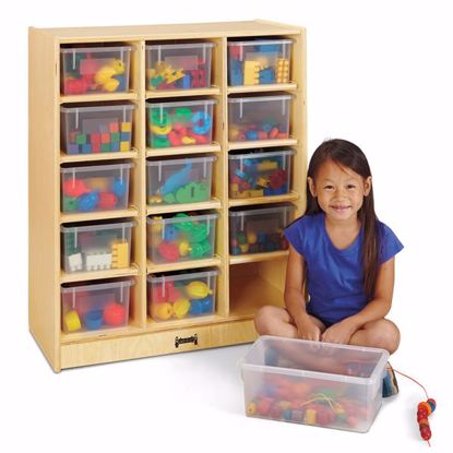 Picture of Jonti-Craft® 15 Cubbie-Tray Mobile Unit – without Trays