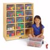 Picture of Jonti-Craft® 15 Cubbie-Tray Mobile Unit – with Clear Trays