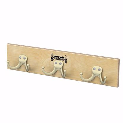 Picture of Jonti-Craft® Wall Mount Coat Rail - 3 Hooks