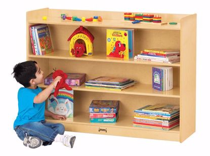Picture of Jonti-Craft® Adjustable Mobile Straight-Shelf with Lip