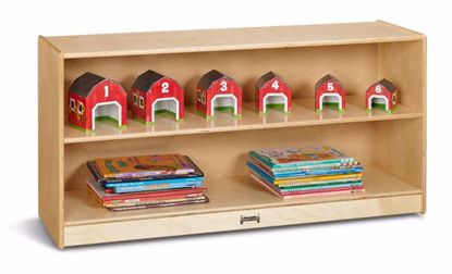 Picture of Jonti-Craft® Toddler Adjustable Mobile Straight-Shelf