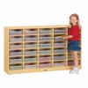 Picture of Jonti-Craft® 30 Paper-Tray Mobile Storage - with Colored Paper-Trays