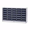 Picture of Rainbow Accents® 30 Paper-Tray Mobile Storage - with Paper-Trays - Navy