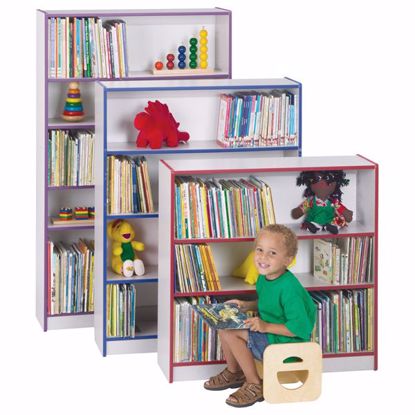 Picture of Rainbow Accents® Short Bookcase - Orange - RTA