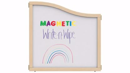 Picture of KYDZ Suite® Cascade Panel - E  To A-height - 36" Wide - Magnetic Write-n-Wipe