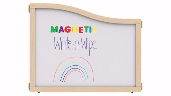 Picture of KYDZ Suite® Cascade Panel - E to T-height - 36" Wide - Magnetic Write-n-Wipe