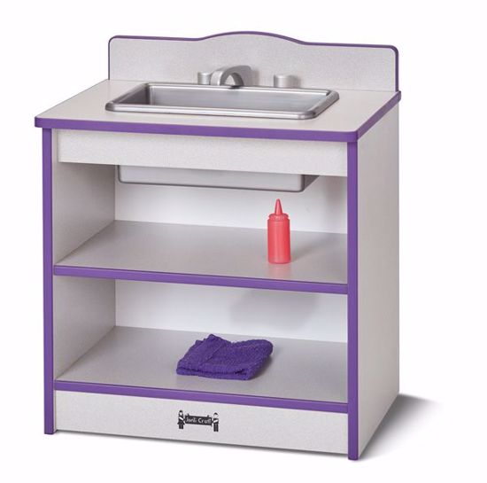 Picture of Rainbow Accents® Toddler Kitchen Sink - Purple