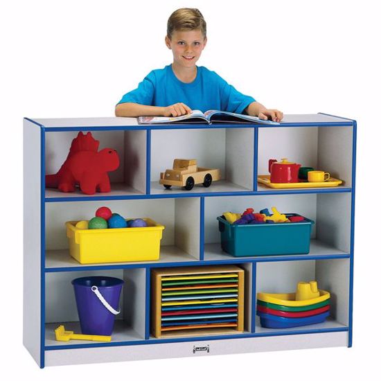 Picture of Rainbow Accents® Super-Sized Single Mobile Storage Unit - Blue