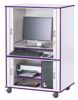 Picture of Rainbow Accents® Euro-Computer Cabinet - Black