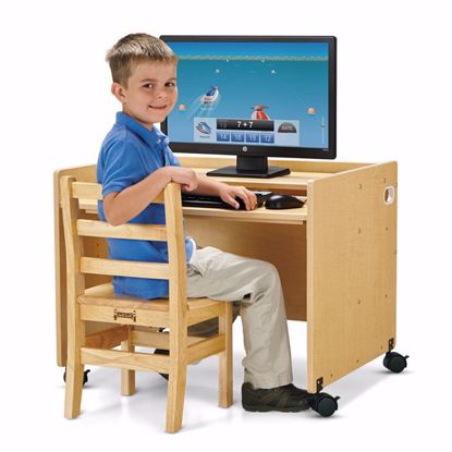 Picture of MapleWave® Enterprise Single Computer Desk