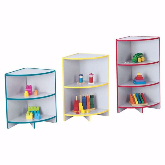 Picture of Rainbow Accents® Low Outside Corner Storage - Blue