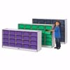 Picture of Rainbow Accents® 20 Tub Mobile Storage - without Tubs - Blue