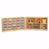 Picture of Jonti-Craft® E-Z Glide 20 Cubbie-Tray Fold-n-Lock - with Clear Trays