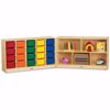 Picture of Jonti-Craft® E-Z Glide 20 Cubbie-Tray Fold-n-Lock - with Colored Trays