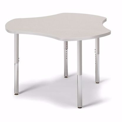 Picture of Berries® Collaborative Hub Table - 44" X 47" - Gray/Gray