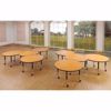 Picture of Berries® Collaborative Hub Table - 44" X 47" - Oak/Gray