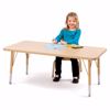 Picture of Berries® Rectangle Activity Table - 24" X 48", A-height - Gray/Yellow/Yellow