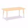 Picture of Berries® Rectangle Activity Table - 24" X 48", T-height - Maple/Maple/Camel