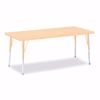 Picture of Berries® Rectangle Activity Table - 30" X 72", E-height - Maple/Maple/Camel