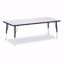 Picture of Berries® Rectangle Activity Table - 30" X 72", T-height - Gray/Black/Black
