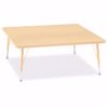 Picture of Berries® Square Activity Table - 48" X 48", T-height - Gray/Blue/Blue