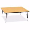 Picture of Berries® Square Activity Table - 48" X 48", T-height - Gray/Blue/Blue